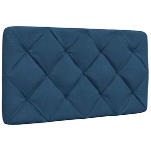vidaXL Blazina za vzglavje modra 80 cm blago