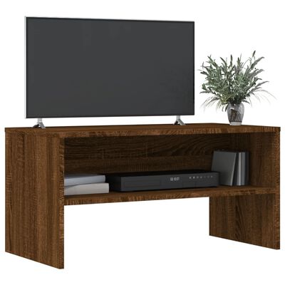 vidaXL TV omarica rjavi hrast 80x40x40 cm inženirski les
