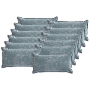 vidaXL Prevleka za blazino 12 kos HOUTEN Svetlo modra 40 x 80 cm