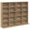 vidaXL CD omara 2 kos Artisan hrast 65 x 23,5 x 97,5 cm Inženirski les