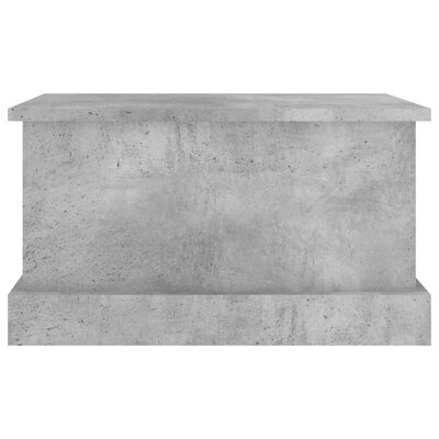 vidaXL Škatla za shranjevanje betonsko siva 50x30x28 cm inženirski les