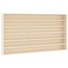 vidaXL Lesena zbirateljska vitrina z 6 policami 100x9x55 cm