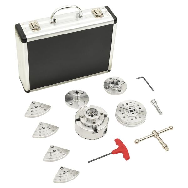 vidaXL Vpenjalna naprava s samodejnim centriranjem za 3,75" jeklo