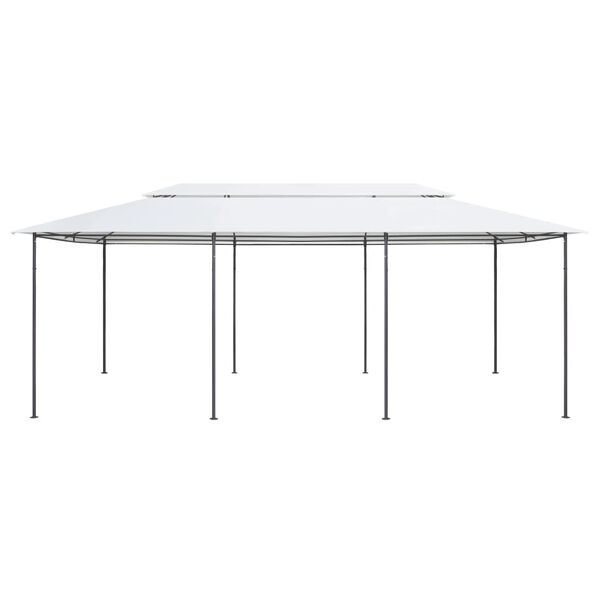 vidaXL Paviljon 600x298x270 cm bel 180g/m²