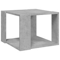 vidaXL Klubska mizica betonsko siva 40x40x30 cm konstruiran les