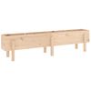 vidaXL Vrtna visoka greda 160x30x38 cm trdna borovina