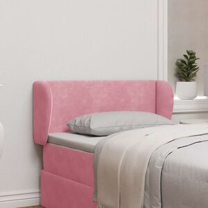 vidaXL U&scaron;esni vzglavnik Roza 40 x 23 x 6 cm Žamet