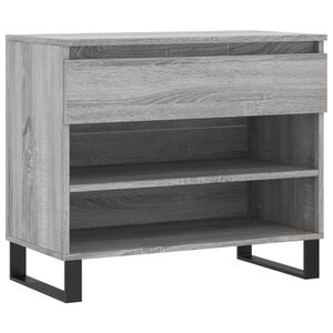 vidaXL Omarica za čevlje siva sonoma 70x36x60 cm inženirski les