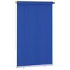 vidaXL Zunanje rolo senčilo 140x230 cm modro HDPE