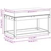 vidaXL Zunanji stolček klop Masiven les akacije Naravna