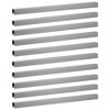 vidaXL Pokrivni profil za vrtno obrobo 10 kos 100 x 5 x 5 cm