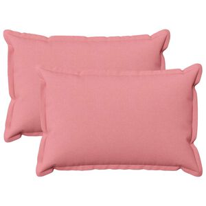 vidaXL Prevleka za blazino 2 pcs HOUTEN Roza 40 x 60 cm Lažni lanu