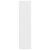 vidaXL Garderobna omara s predali bela 50x50x200 cm iverna plo&scaron;ča