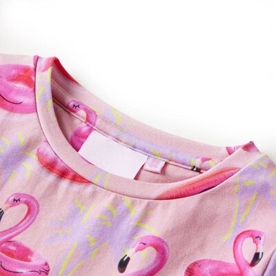 Otroška obleka svetlo roza 92