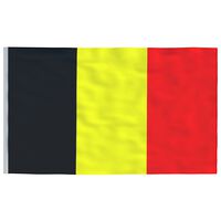 vidaXL Belgijska zastava 90x150 cm