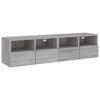 vidaXL Stenske TV omarice 2 kosa siva sonoma 60x30x30 inženirski les