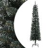 vidaXL Umetna novoletna jelka s stojalom zelena 210 cm PVC