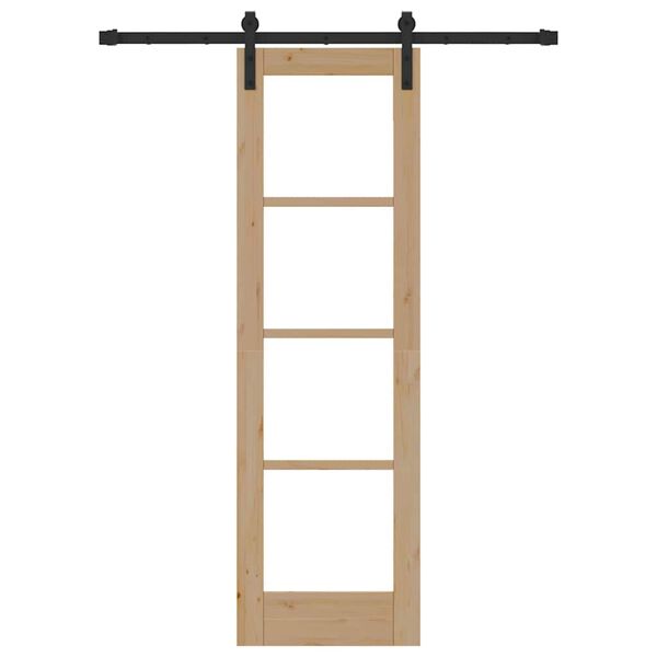 vidaXL Drsna vrata ORKDAL Naravna 61 x 198,5 cm