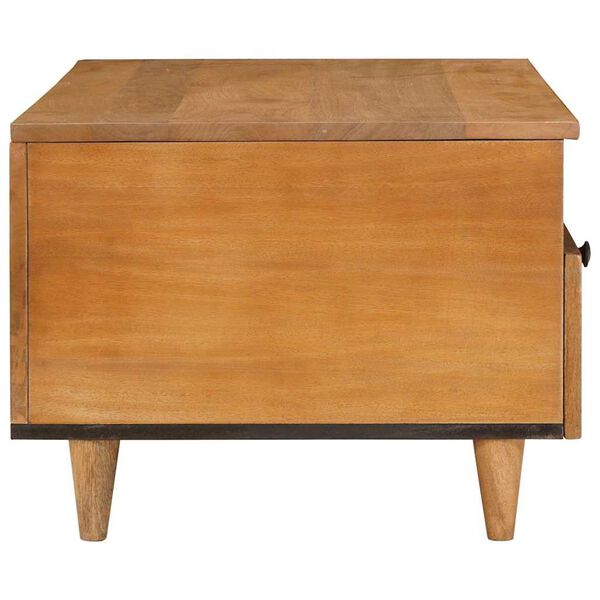 vidaXL Klubska miza Svetlo rjava 80 x 54 x 40 cm Trden akacijev les