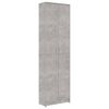 vidaXL Garderobna omara za hodnik betonsko siva 55x25x189 cm