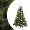 vidaXL Umetna božična jelka z bučko 150 cm 150 LED Toplo bela
