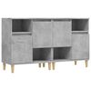vidaXL Komoda 2 kosa betonsko siva 60x35x70 cm inženirski les
