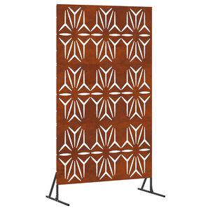 vidaXL Zaslonska za&scaron;čita 100 x 50 x 180 cm Vremensko odporno jeklo