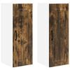 vidaXL Omarica na steni LUCCA 2 pcs Dimljen hrast 30 x 31 x 80 cm
