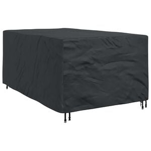 vidaXL Prevleka za pohi&scaron;tvo Enobarvno Črna 143 x 225 x 90 cm 420D