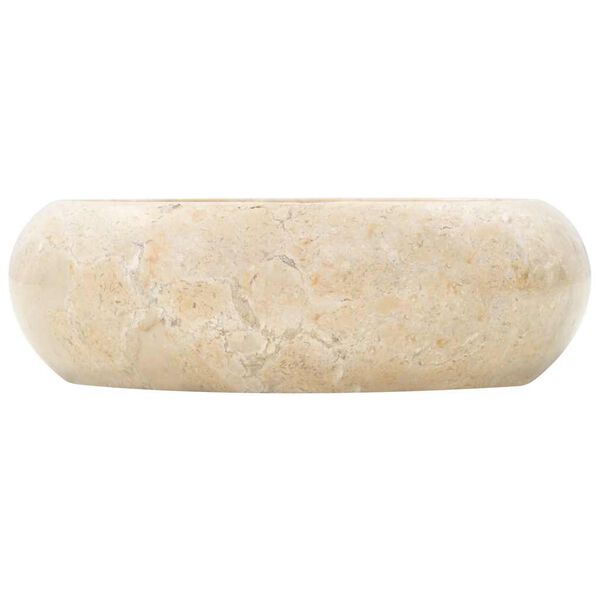 vidaXL Umivalnik 40x12 cm marmor krem