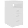 vidaXL Omarica s predali bela 40x50x76 cm konstruiran les