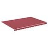 vidaXL Nadomestno blago za tendo bordo rdeče 5x3,5 m poliester