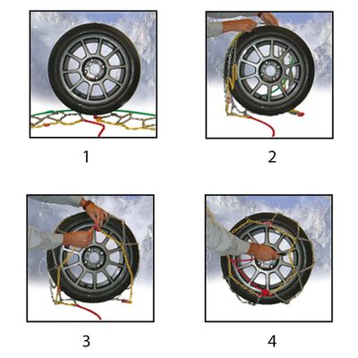 ProPlus Snežne verige za avtomobilske pnevmatike 12 mm KN120 2 kosa