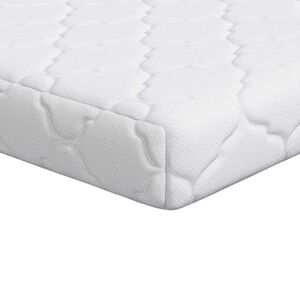 vidaXL Vzmetnica Bela 60 x 120 cm žakardna tkanina
