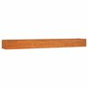 vidaXL Vrtna visoka greda rusty 480x80x45 cm corten jeklo