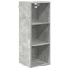 vidaXL Viseča omarica Betonsko siva 30 x 29,5 x 80 cm Inženirski les