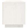 vidaXL TV omarica bela 80x35x40,5 cm trdna borovina