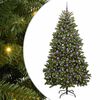 vidaXL Umestno božično drevo 210 cm 300 LED Toplo bela PVC in jeklo