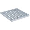 vidaXL Re&scaron;etka Srebrna 30 x 30 x 2 cm Jeklo vroče pocinkano