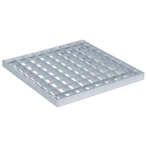 vidaXL Re&scaron;etka Srebrna 30 x 30 x 2 cm Jeklo vroče pocinkano