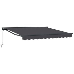 vidaXL Okvir tende Antracit 300 x 250 cm Poliester s PU premazom