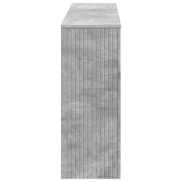 vidaXL Konzolna miza Beton Siva 155 x 29 x 74 cm Konstruirano leseno