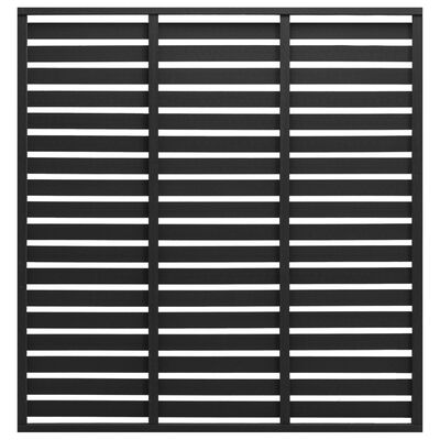 vidaXL Ograjni panel WPC 180x180 cm črn