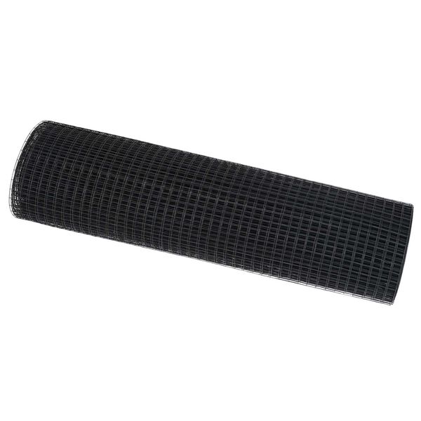 vidaXL Ograja z varjeno žico Siva 0.6 x 50 m Jeklo