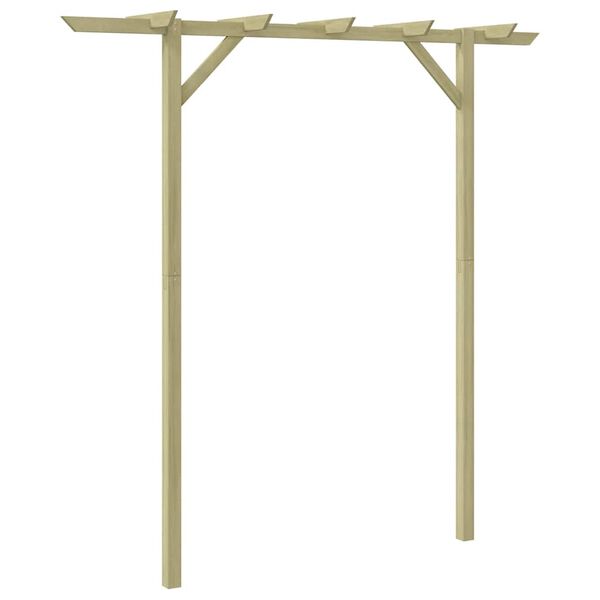 vidaXL Vrtna pergola 205x40x203 cm lesena