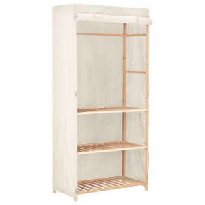 vidaXL Garderobna omara za oblačila 3-nadstropna 79x40x170 cm