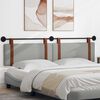 vidaXL Visoki naslon za glavo Oblačno siva 210 x 55 x 5 cm Antikni PU