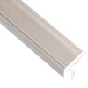 vidaXL Obroba za stopnice L-oblike 15 kos aluminij 90 cm barva penine