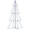 vidaXL Novoletna jelka iz 360 LED lučk notranje/zunanja 143x250 cm