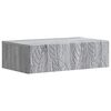 vidaXL Stenska stranska miza Siva Sonoma 59 x 34,5 x 17 cm
